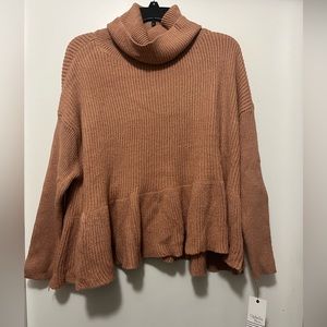 Ophelia Roe tan sweater size small NWT